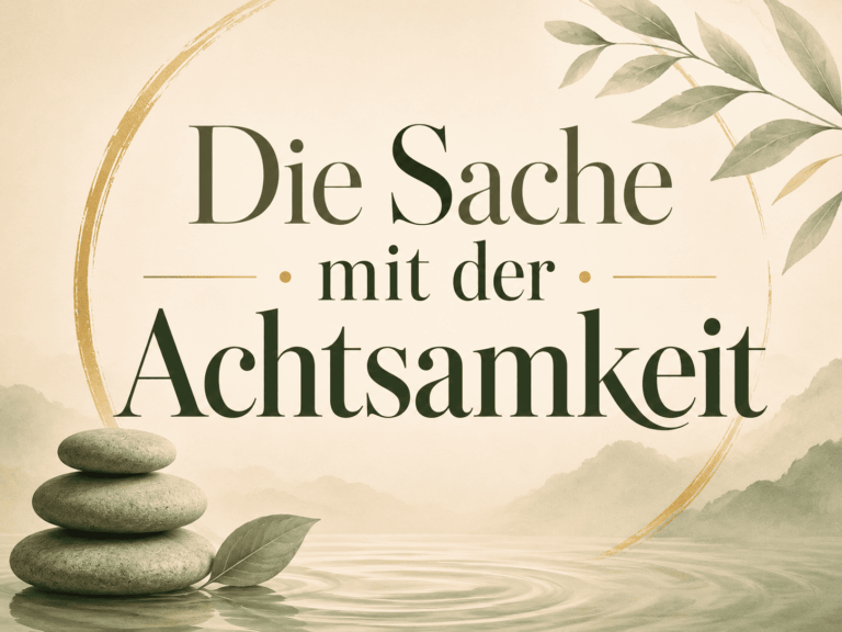 Die Sache mit der Achtsamkeit
