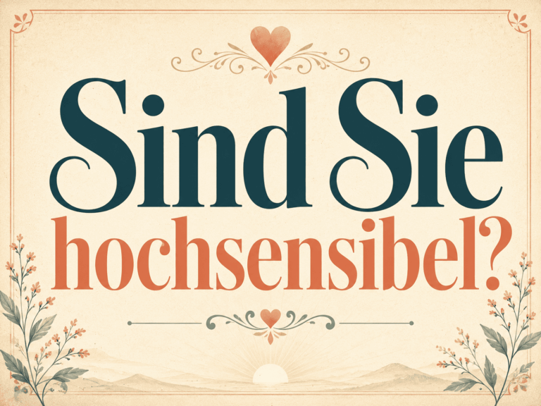 Sind Sie hochsensibel und was bedeutet das eigentlich?